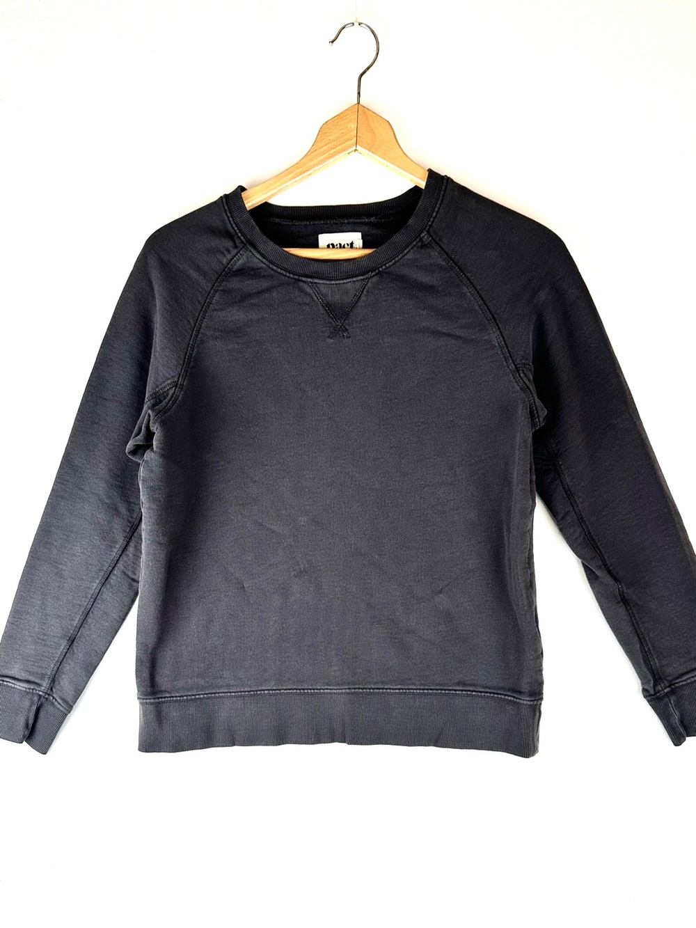 Pact Pullover Sweatshirt French Terry Organic Cotton Charcoal